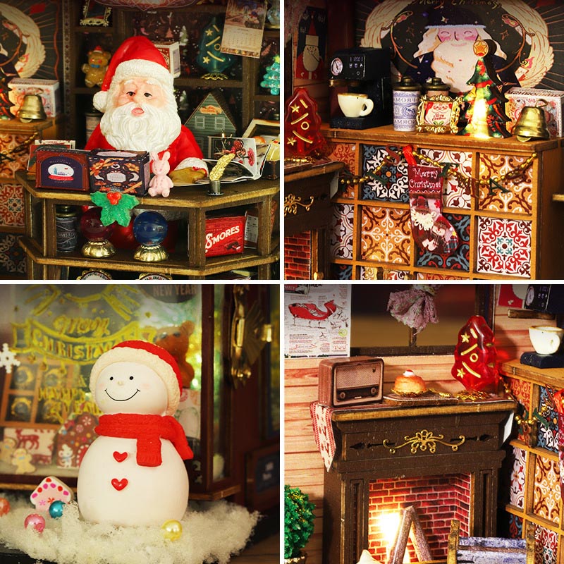 Christmas Wonderland | DIY Miniature House Kit 3D Wooden Model DIY Gift Puzzle