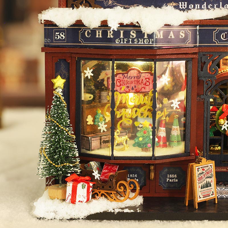 Christmas Wonderland | DIY Miniature House Kit 3D Wooden Model DIY Gift Puzzle