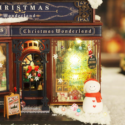 Christmas Wonderland | DIY Miniature House Kit 3D Wooden Model DIY Gift Puzzle