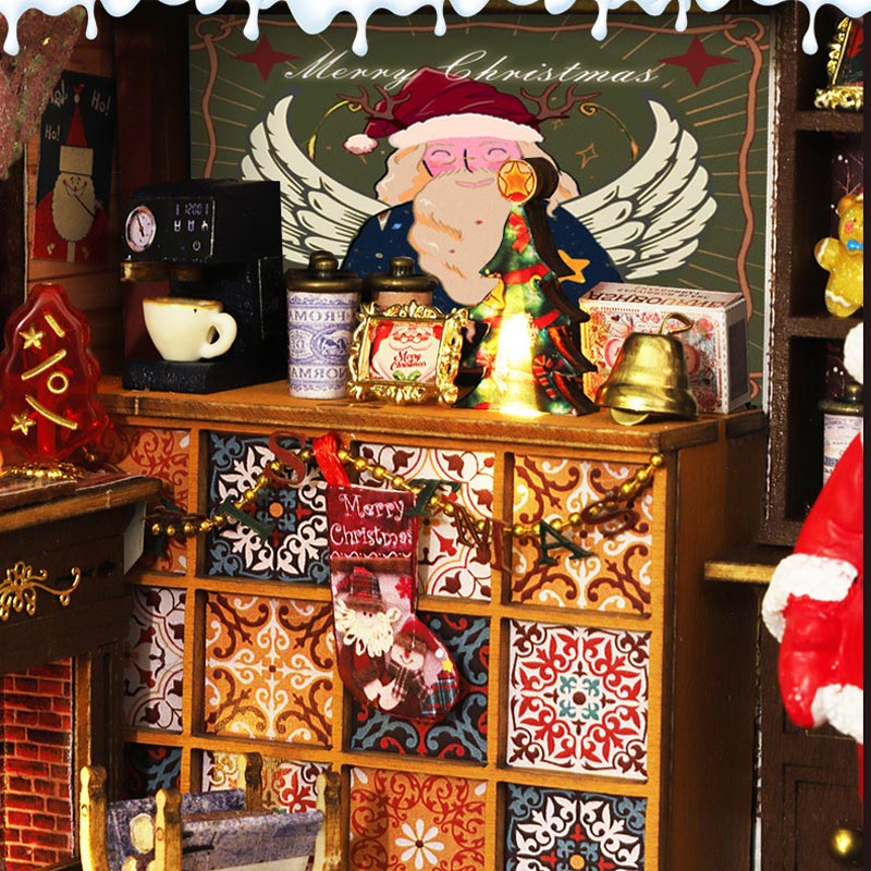 Christmas Wonderland | DIY Miniature House Kit 3D Wooden Model DIY Gift Puzzle