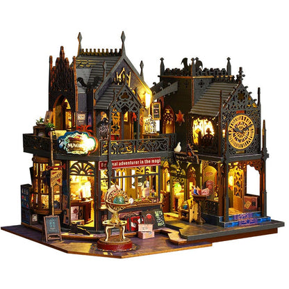Holo Magic City | DIY Miniature House Kit 3D Wooden Model DIY Gift Puzzle