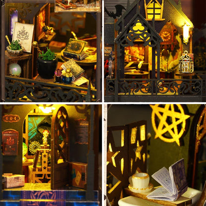 Holo Magic City | DIY Miniature House Kit 3D Wooden Model DIY Gift Puzzle