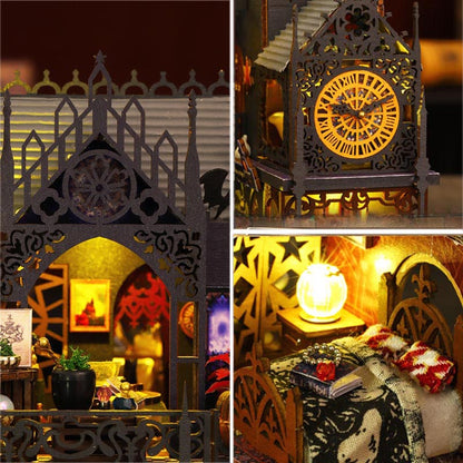 Holo Magic City | DIY Miniature House Kit 3D Wooden Model DIY Gift Puzzle
