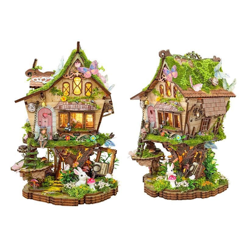 Tree House | DIY Miniature House Kit 3D Wooden Model DIY Gift Puzzle