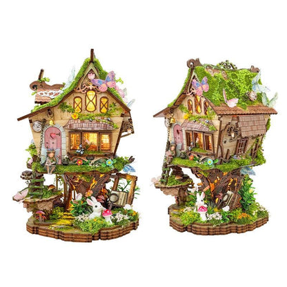 Tree House | DIY Miniature House Kit 3D Wooden Model DIY Gift Puzzle