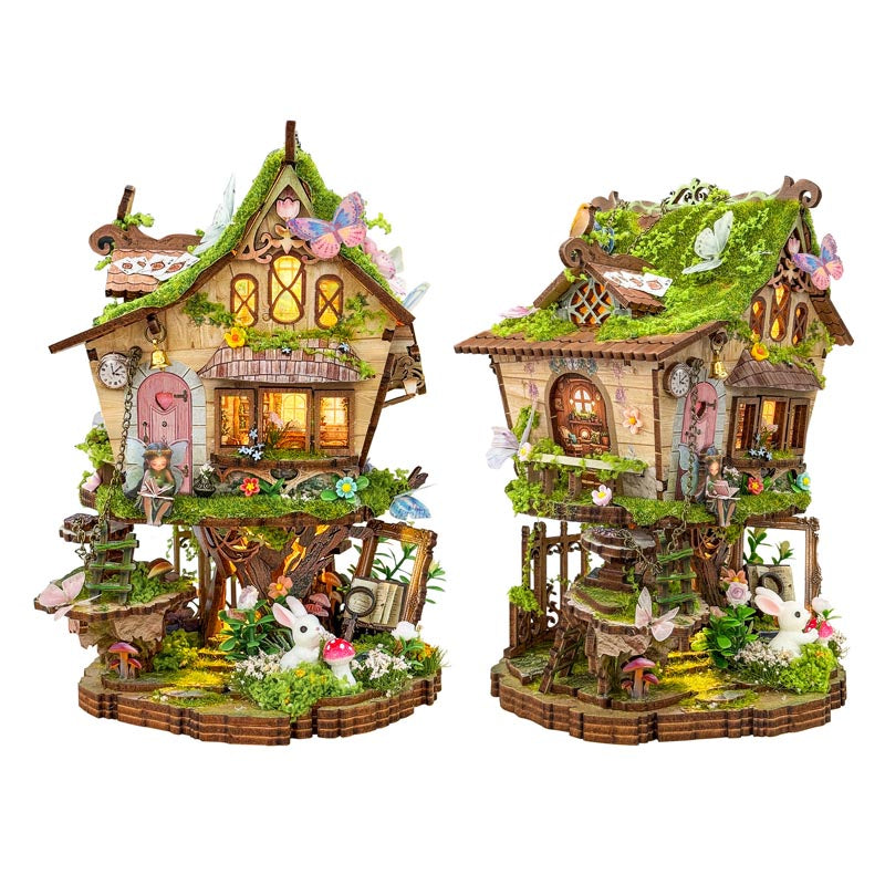Tree House | DIY Miniature House Kit 3D Wooden Model DIY Gift Puzzle