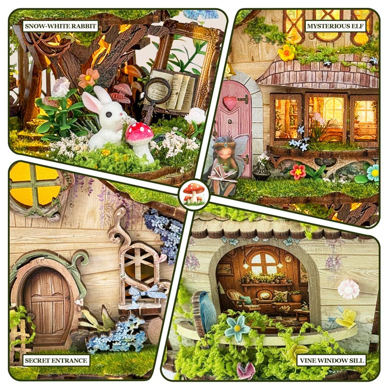 Tree House | DIY Miniature House Kit 3D Wooden Model DIY Gift Puzzle
