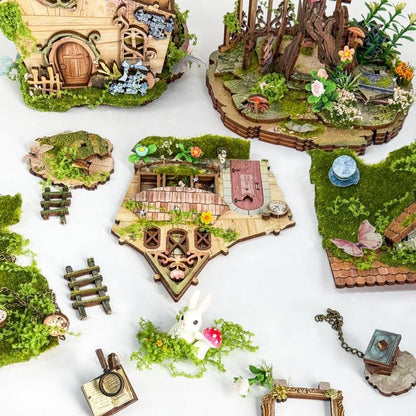 Tree House | DIY Miniature House Kit 3D Wooden Model DIY Gift Puzzle