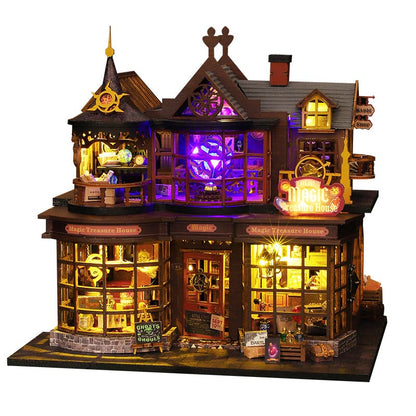 Magic Treasure House | DIY Miniature House Kit 3D Wooden Model DIY Gift Puzzle