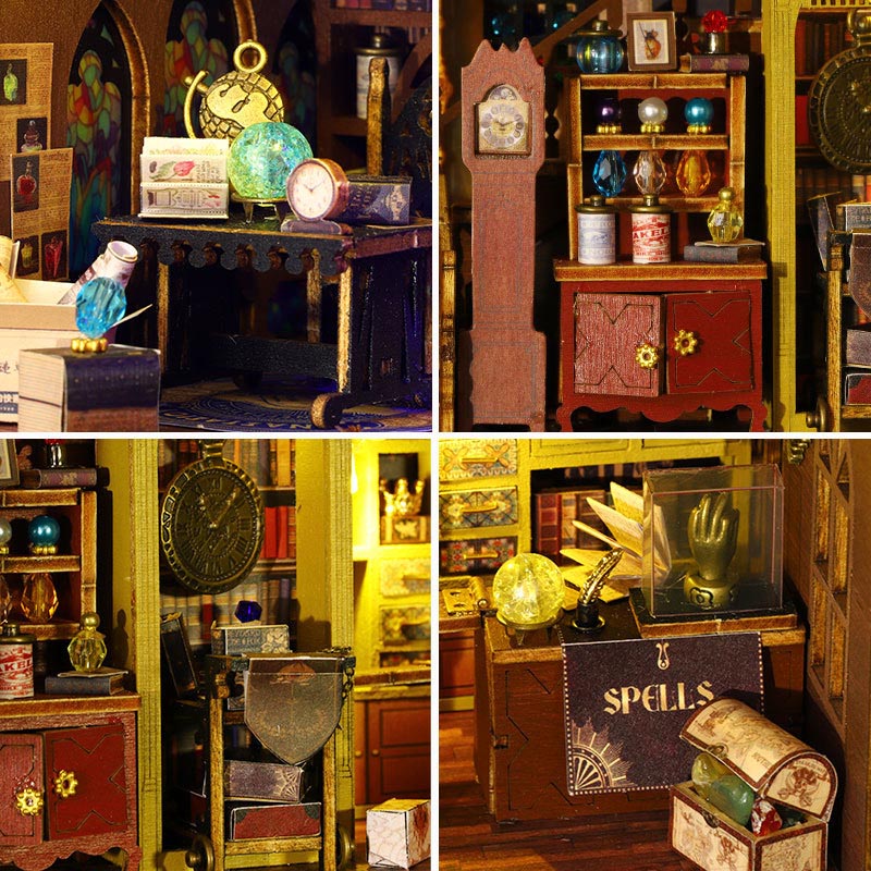 Magic Treasure House | DIY Miniature House Kit 3D Wooden Model DIY Gift Puzzle