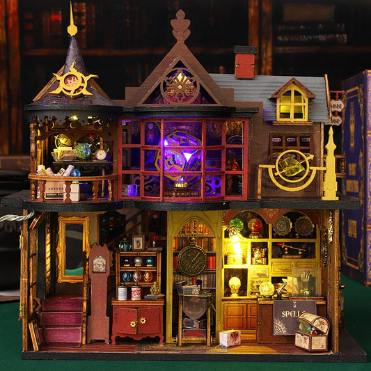 Magic Treasure House | DIY Miniature House Kit 3D Wooden Model DIY Gift Puzzle