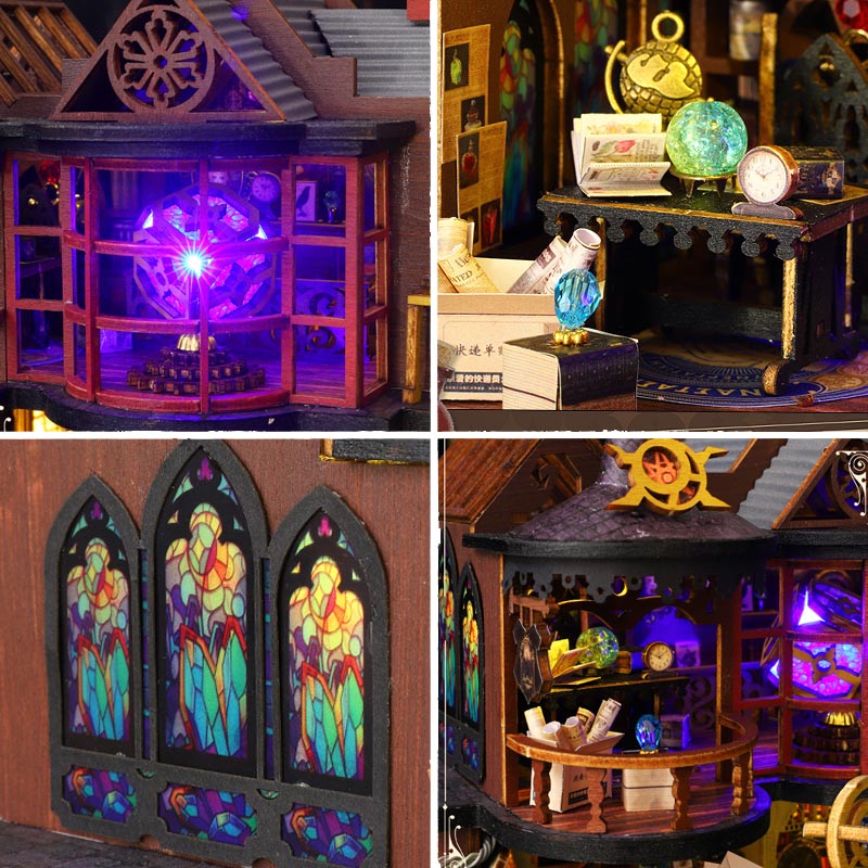 Magic Treasure House | DIY Miniature House Kit 3D Wooden Model DIY Gift Puzzle
