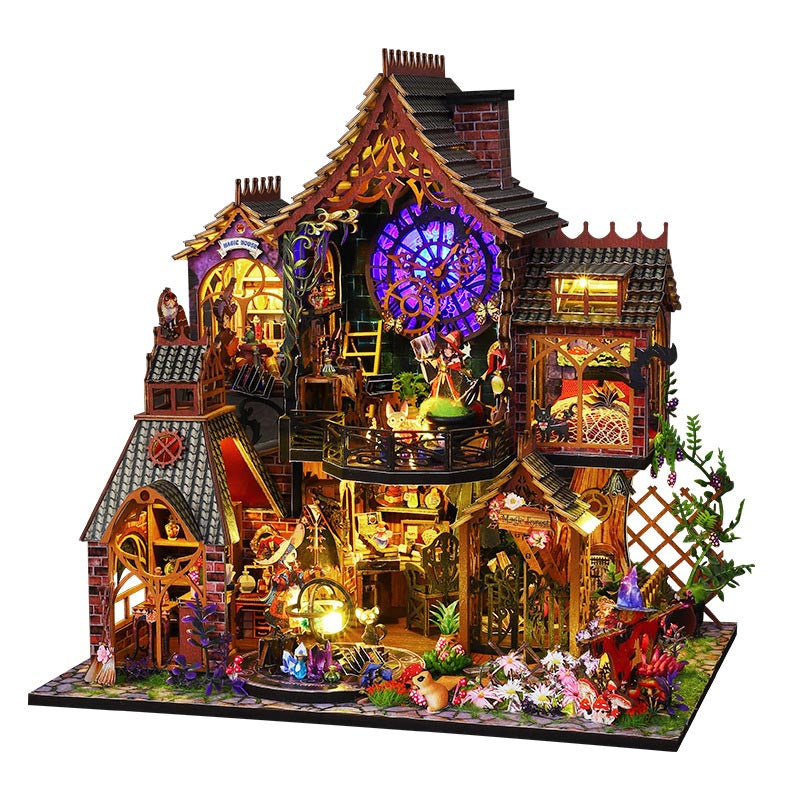 Magic Spirit House | DIY Miniature House Kit 3D Wooden Model DIY Gift Puzzle
