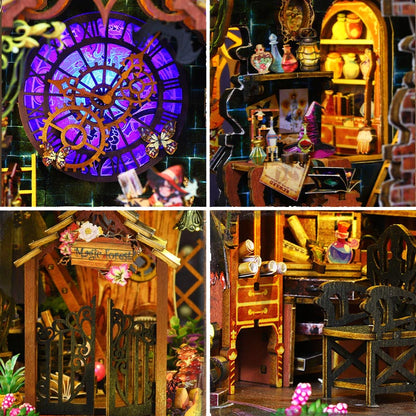 Magic Spirit House | DIY Miniature House Kit 3D Wooden Model DIY Gift Puzzle