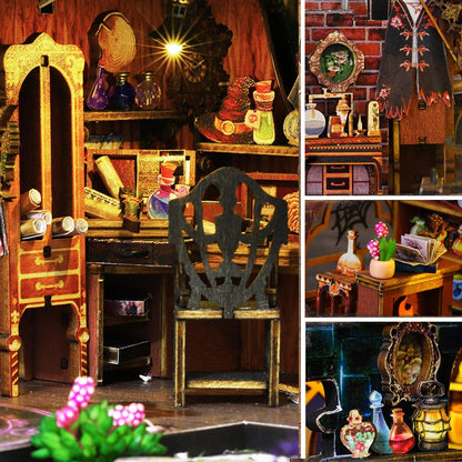 Magic Spirit House | DIY Miniature House Kit 3D Wooden Model DIY Gift Puzzle