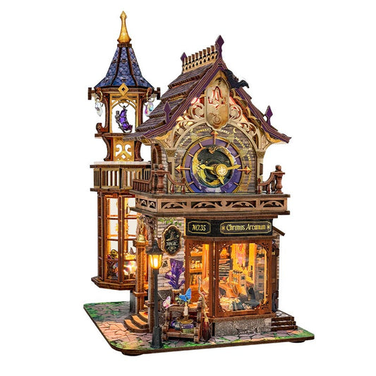 Time Magic Club | DIY Miniature House Kit 3D Wooden Model DIY Gift Puzzle