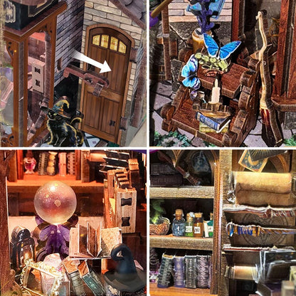 Time Magic Club | DIY Miniature House Kit 3D Wooden Model DIY Gift Puzzle