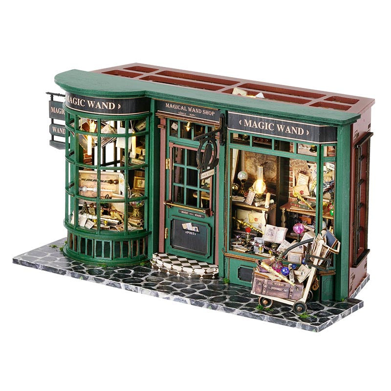 Magic Wand | DIY Miniature House Kit 3D Wooden Model DIY Gift Puzzle