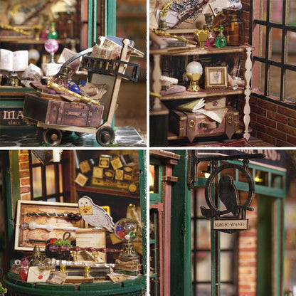 Magic Wand | DIY Miniature House Kit 3D Wooden Model DIY Gift Puzzle