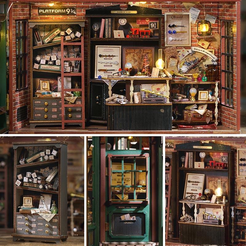 Magic Wand | DIY Miniature House Kit 3D Wooden Model DIY Gift Puzzle