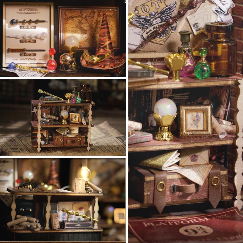 Magic Wand | DIY Miniature House Kit 3D Wooden Model DIY Gift Puzzle