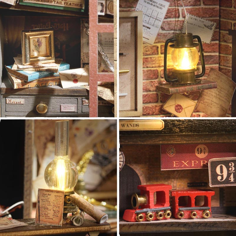 Magic Wand | DIY Miniature House Kit 3D Wooden Model DIY Gift Puzzle