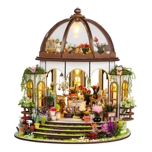 Hanging Garden | DIY Miniature House Kit 3D Wooden Model DIY Gift Puzzle