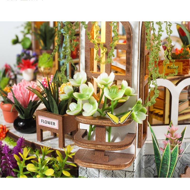 Hanging Garden | DIY Miniature House Kit 3D Wooden Model DIY Gift Puzzle
