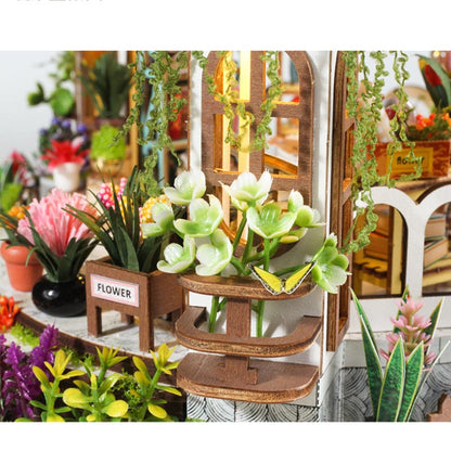 Hanging Garden | DIY Miniature House Kit 3D Wooden Model DIY Gift Puzzle