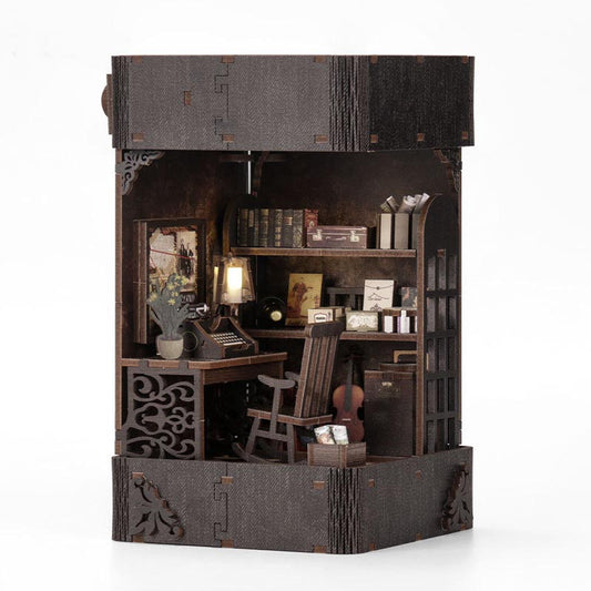 Detective Agency Office | DIY Miniature House Kit 3D Wooden Model DIY Gift Puzzle