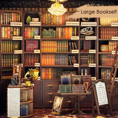 Hogger Book Store | DIY Miniature House Kit 3D Wooden Model DIY Gift Puzzle