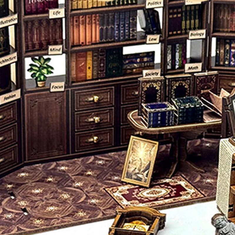 Hogger Book Store | DIY Miniature House Kit 3D Wooden Model DIY Gift Puzzle