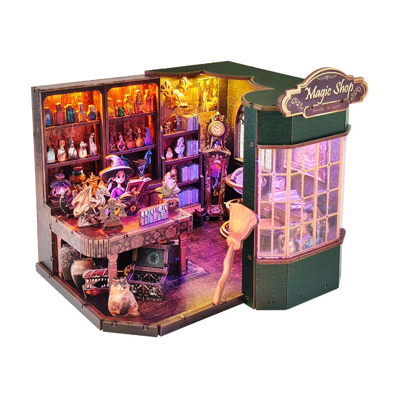 Magic Shop | DIY Miniature House Kit 3D Wooden Model DIY Gift Puzzle