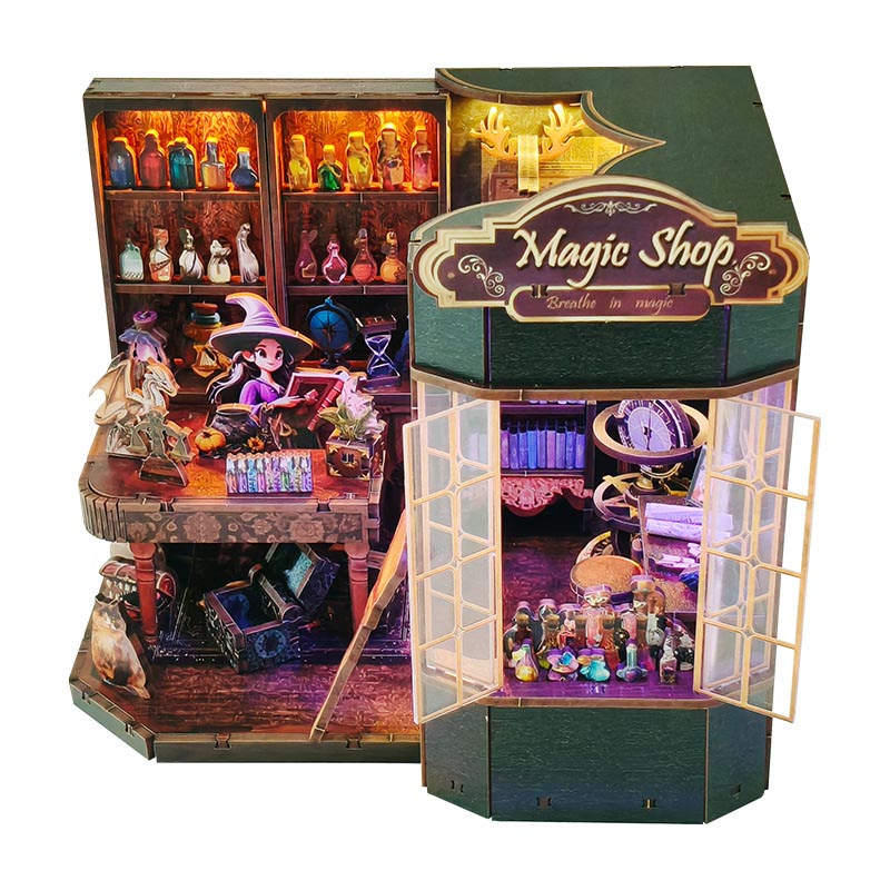Magic Shop | DIY Miniature House Kit 3D Wooden Model DIY Gift Puzzle