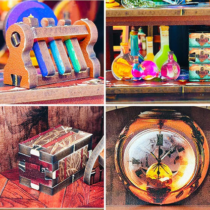 Magic Potion Laboratory | DIY Miniature House Kit 3D Wooden Model DIY Gift Puzzle