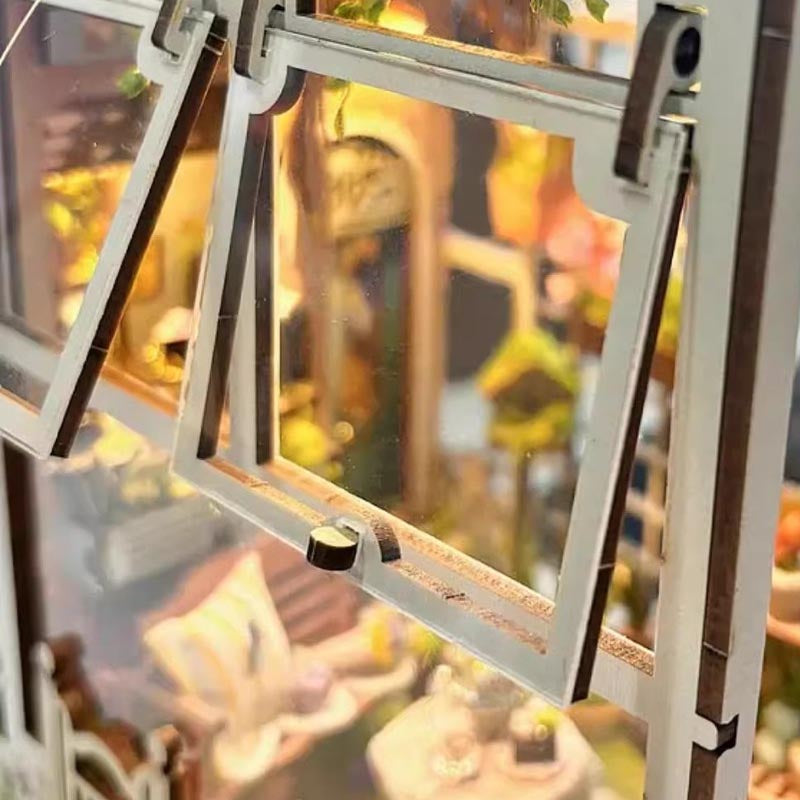 Flower Garden | DIY Book Nook Miniature House Kit 3D Wooden Model DIY Gift Puzzle