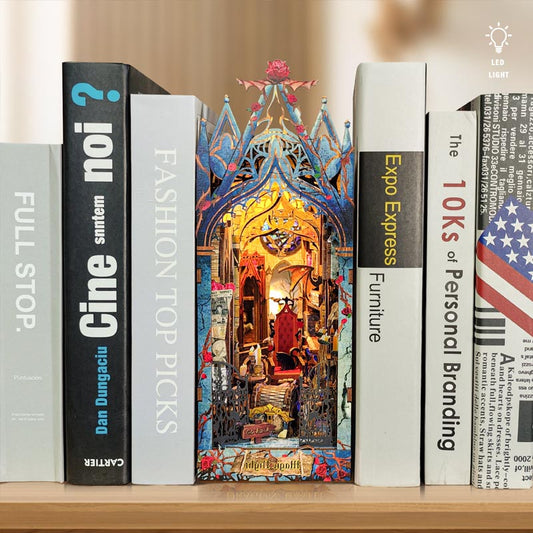 Twilight Castle | DIY Book Nook Miniature House Kit 3D Wooden Model DIY Gift Puzzle