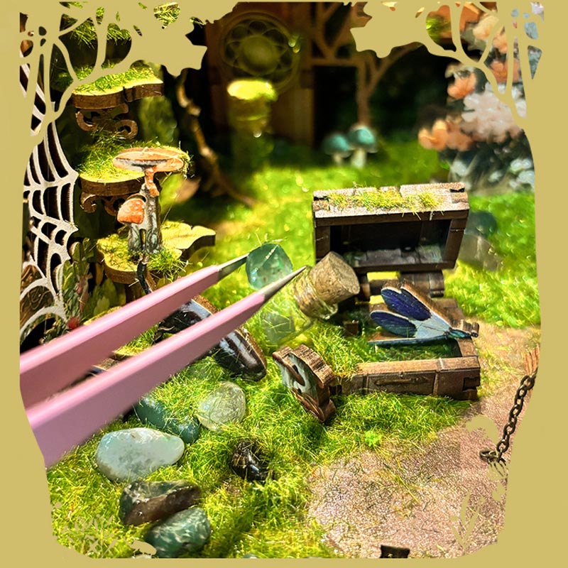 Insect Story | DIY Book Nook Miniature House Kit 3D Wooden Model DIY Gift Puzzle