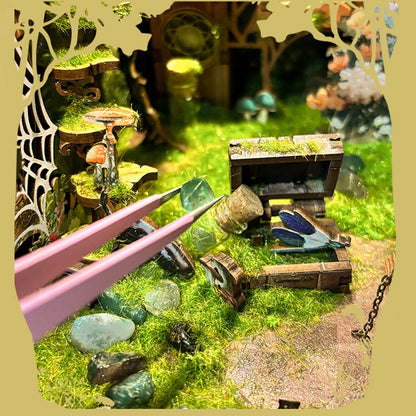 Insect Story | DIY Book Nook Miniature House Kit 3D Wooden Model DIY Gift Puzzle