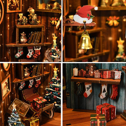 Snow Realm Wei Pavilion | DIY Book Nook Miniature House Kit 3D Wooden Model DIY Gift Puzzle