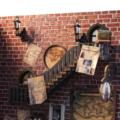 Train Station | DIY Book Nook Miniature House Kit 3D Wooden Model DIY Gift Puzzle