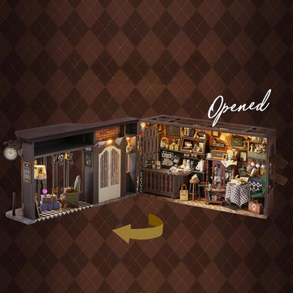 Classic Magic Coffee Shop | DIY Miniature House Kit 3D Wooden Model DIY Gift Puzzle