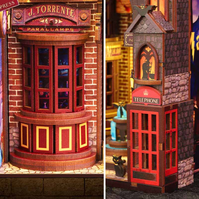Magic Alley | DIY Book Nook Miniature House Kit 3D Wooden Model DIY Gift Puzzle