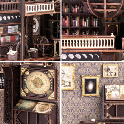 Astronomical Museum | DIY Book Nook Miniature House Kit 3D Wooden Model DIY Gift Puzzle