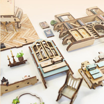 Countryside Dairy | DIY Book Nook Miniature House Kit 3D Wooden Model DIY Gift Puzzle