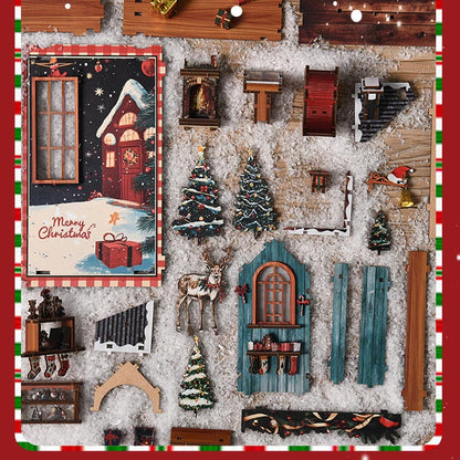 Snow Realm Wei Pavilion | DIY Book Nook Miniature House Kit 3D Wooden Model DIY Gift Puzzle