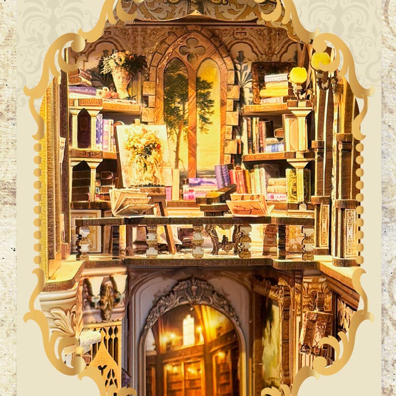 Baroque Dream | DIY Book Nook Miniature House Kit 3D Wooden Model DIY Gift Puzzle