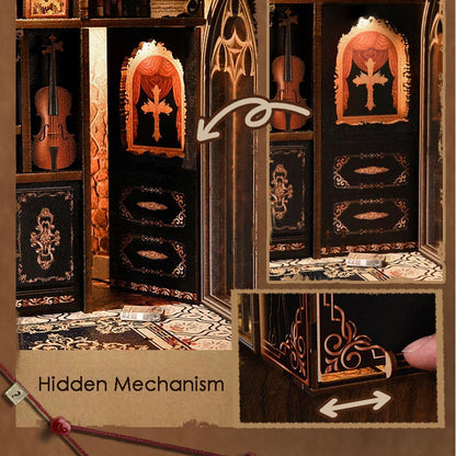 Detective's Study | DIY Book Nook Miniature House Kit 3D Wooden Model DIY Gift Puzzle