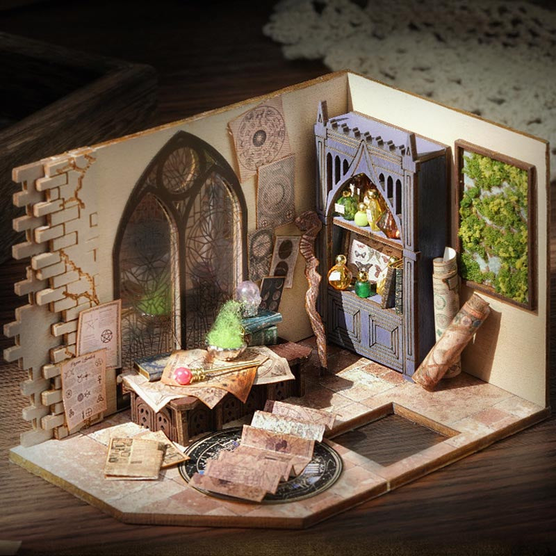 Magic House | DIY Miniature House Kit 3D Wooden Model DIY Gift Puzzle