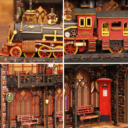 Zero Platform | DIY Book Nook Miniature House Kit 3D Wooden Model DIY Gift Puzzle